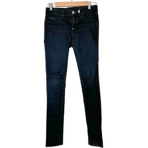 Philipp Plein Devil's Food Skinny Stretch Low Rise Jegging Black Fade Wash 27
